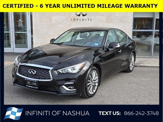 used 2022 INFINITI Q50 car, priced at $28,900