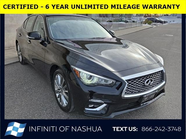 used 2022 INFINITI Q50 car, priced at $28,900