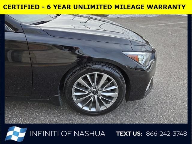 used 2022 INFINITI Q50 car, priced at $28,900