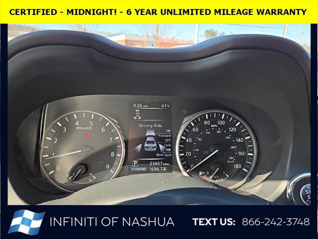 used 2022 INFINITI Q50 car, priced at $30,370