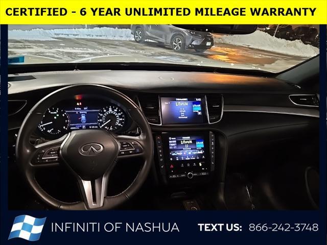 used 2021 INFINITI QX50 car, priced at $25,977