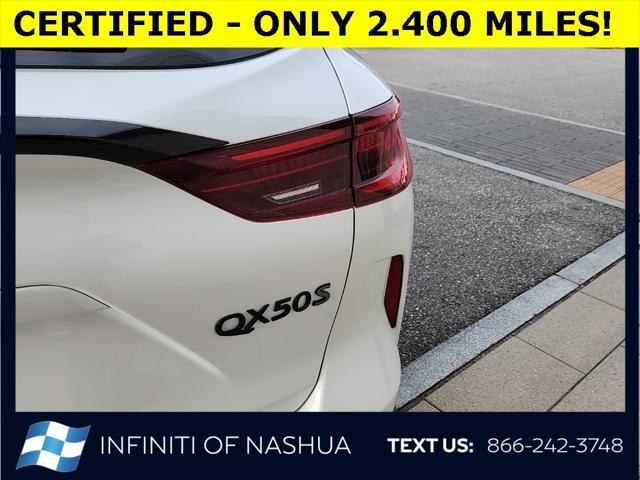 used 2024 INFINITI QX50 car, priced at $45,200