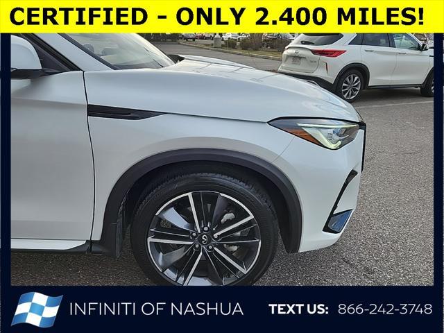 used 2024 INFINITI QX50 car, priced at $45,200