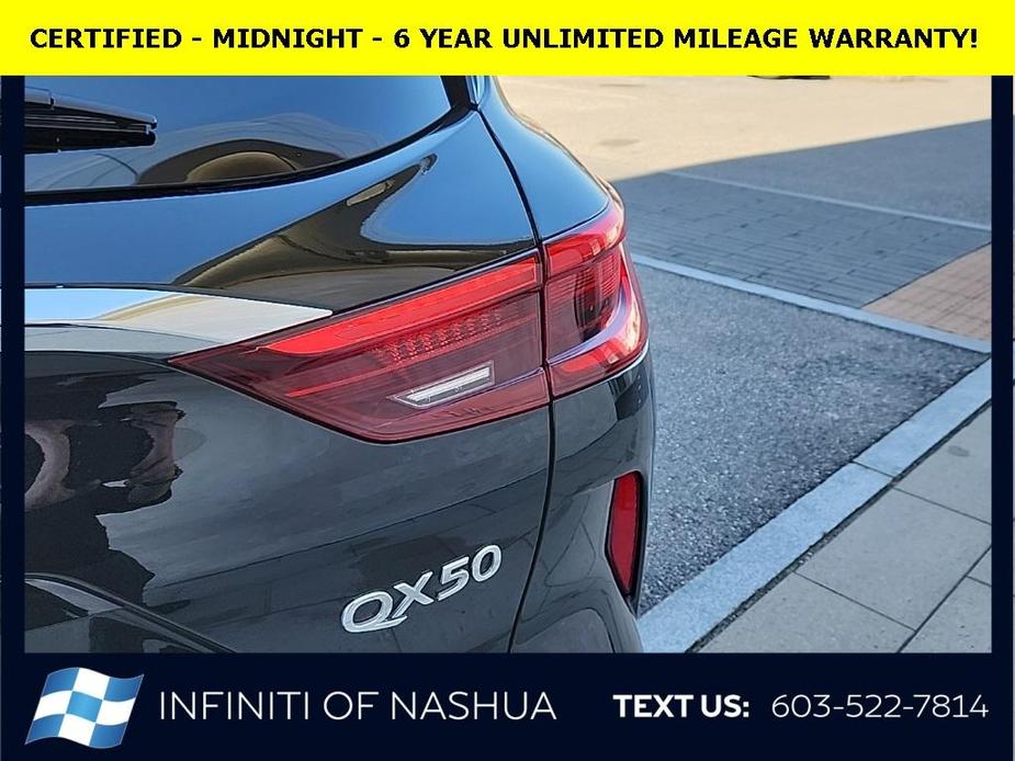 used 2021 INFINITI QX50 car, priced at $31,550