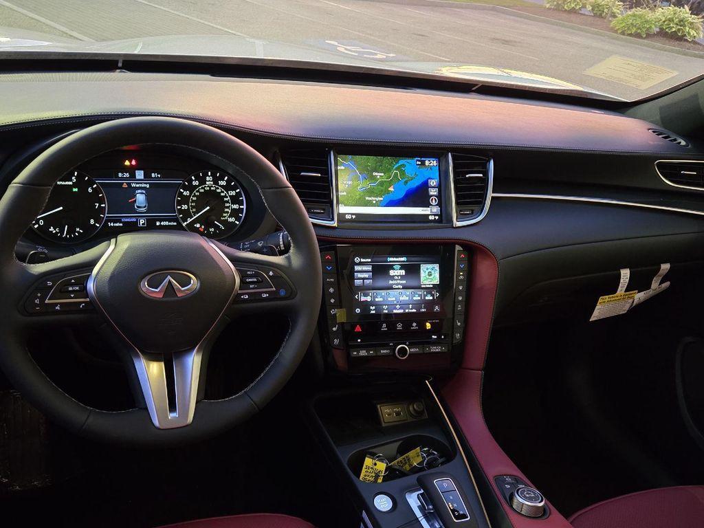 new 2025 INFINITI QX50 car, priced at $52,022