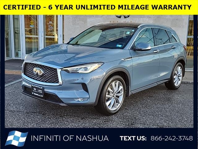 used 2022 INFINITI QX50 car, priced at $26,990