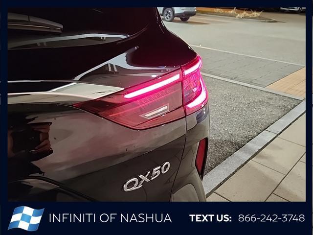 new 2025 INFINITI QX50 car, priced at $47,059