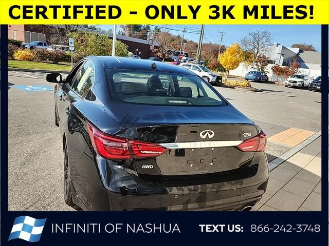 used 2024 INFINITI Q50 car, priced at $37,500