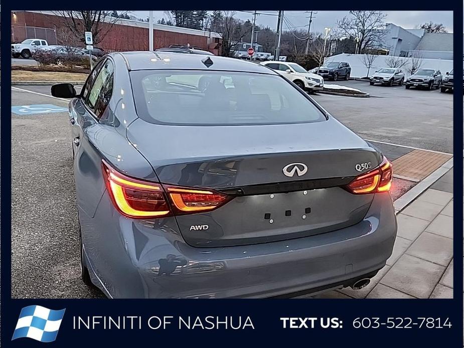 new 2024 INFINITI Q50 car, priced at $59,983