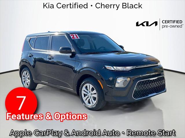 used 2021 Kia Soul car, priced at $15,491