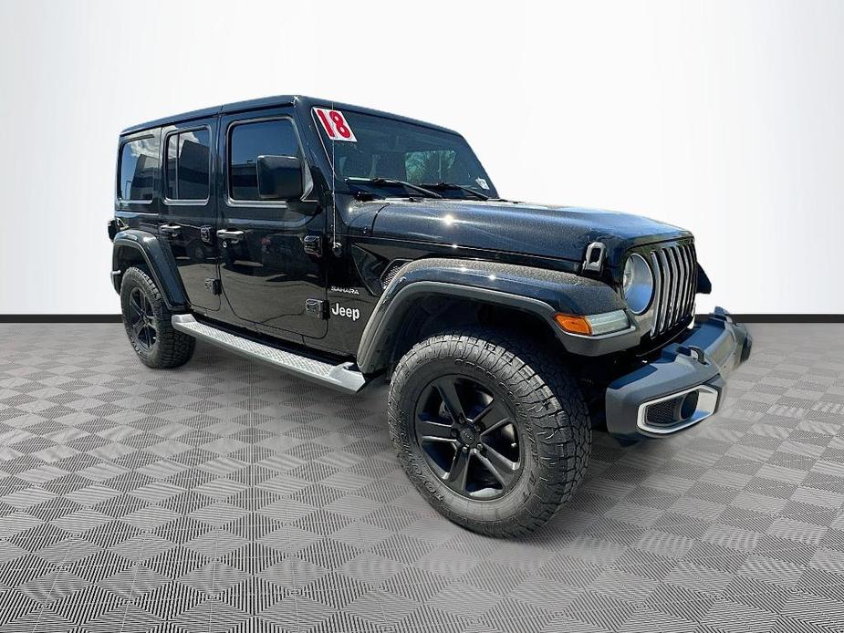 used 2018 Jeep Wrangler Unlimited car, priced at $28,991