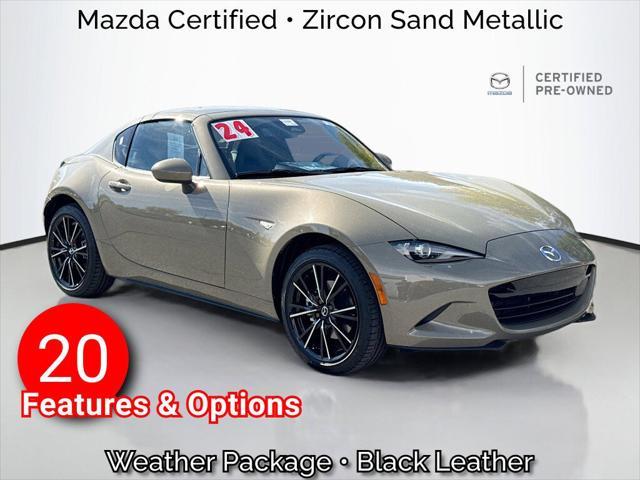 used 2024 Mazda MX-5 Miata RF car, priced at $31,977