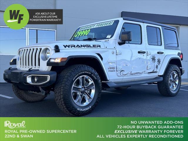 used 2019 Jeep Wrangler Unlimited car, priced at $29,490