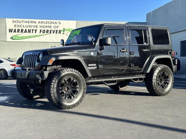 used 2013 Jeep Wrangler Unlimited car, priced at $13,990