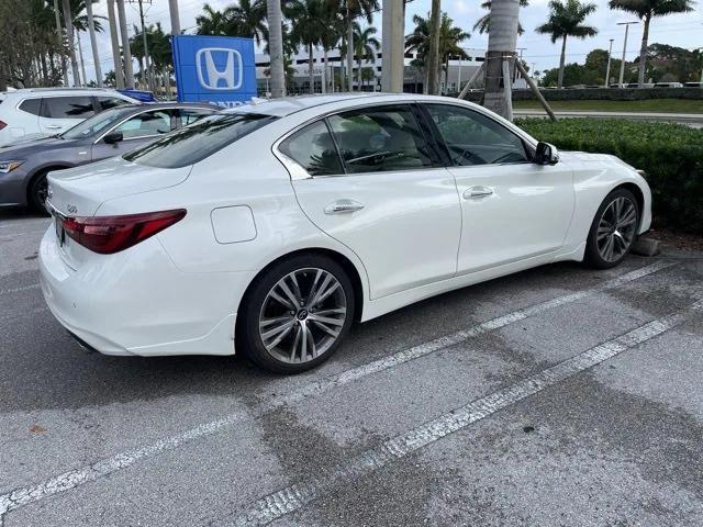 used 2021 INFINITI Q50 car, priced at $29,279