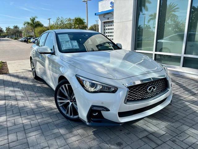 used 2021 INFINITI Q50 car, priced at $27,990