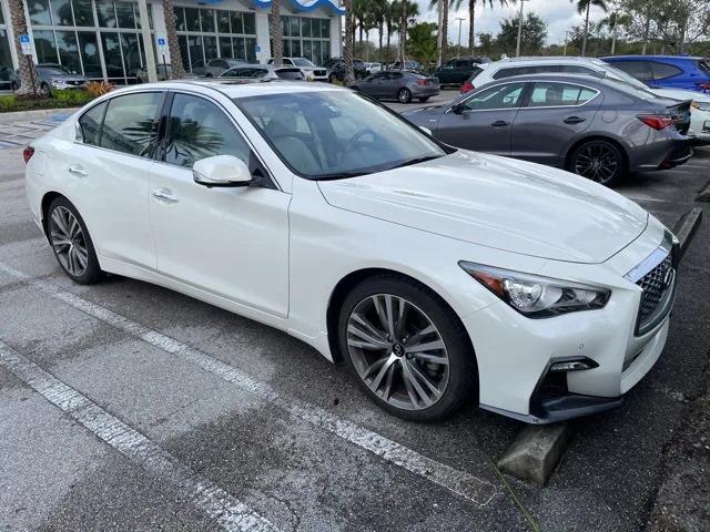 used 2021 INFINITI Q50 car, priced at $29,279