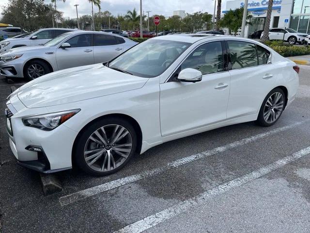 used 2021 INFINITI Q50 car, priced at $29,279