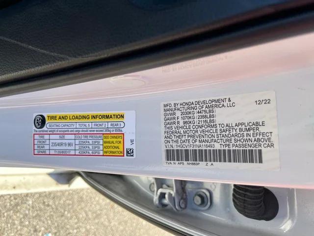 used 2022 Honda Accord car, priced at $24,514