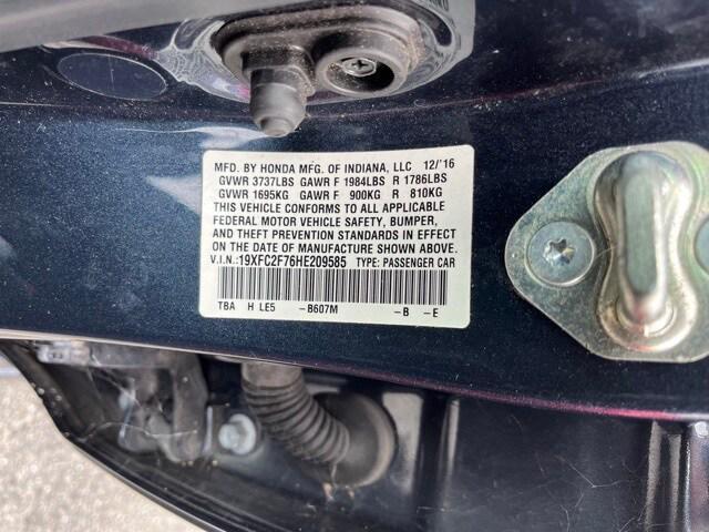 used 2017 Honda Civic car, priced at $15,558