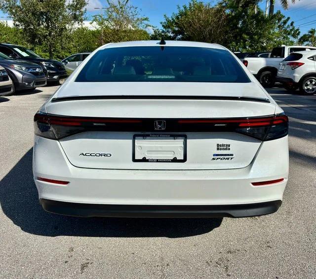 new 2025 Honda Accord Hybrid car, priced at $33,700