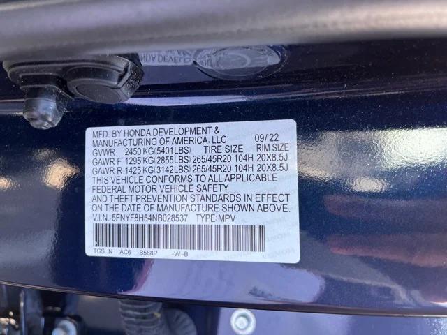 used 2022 Honda Passport car, priced at $28,504