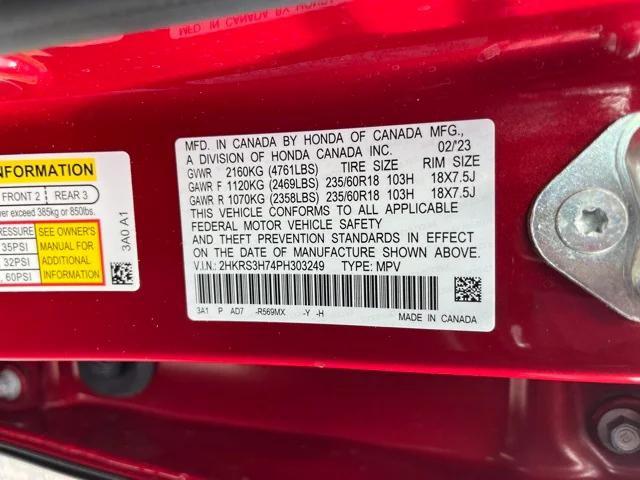 used 2023 Honda CR-V car, priced at $28,482