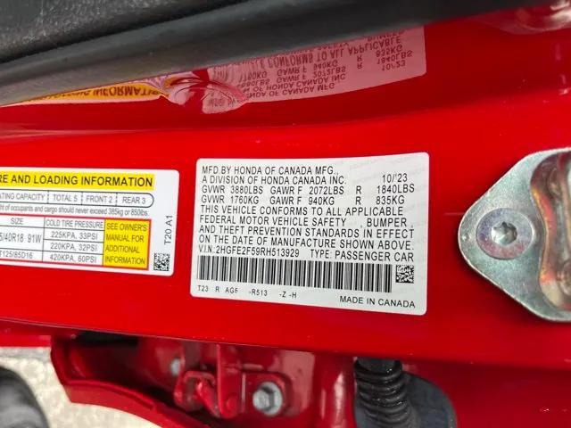 used 2024 Honda Civic car, priced at $23,200