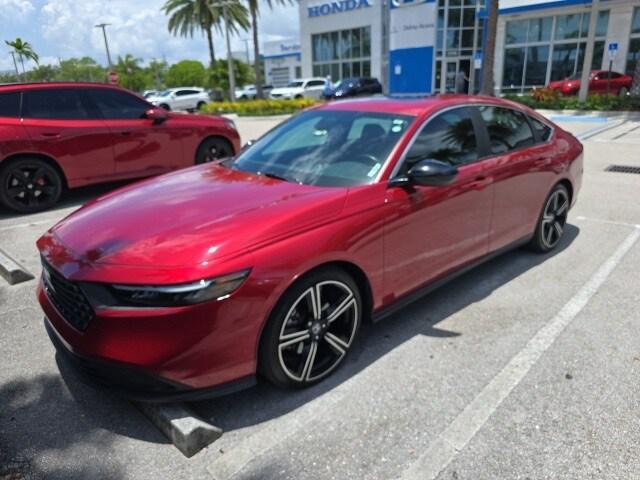 used 2023 Honda Accord Hybrid car, priced at $25,361