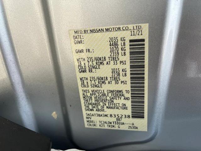 used 2021 Nissan Rogue car, priced at $20,898