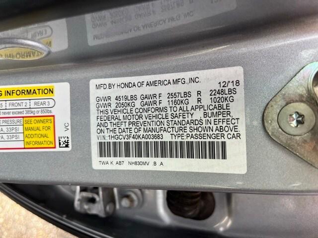 used 2019 Honda Accord Hybrid car, priced at $23,100