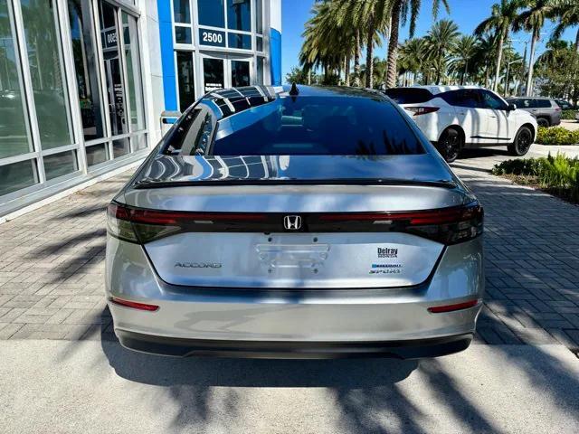 used 2023 Honda Accord Hybrid car, priced at $24,998