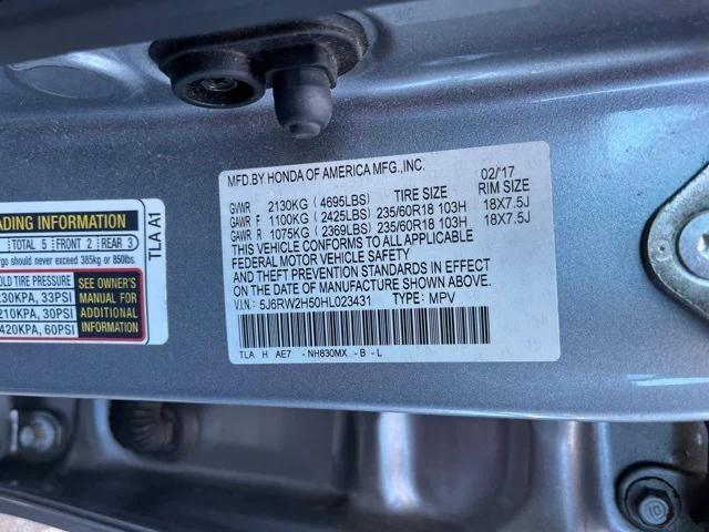 used 2017 Honda CR-V car, priced at $17,741