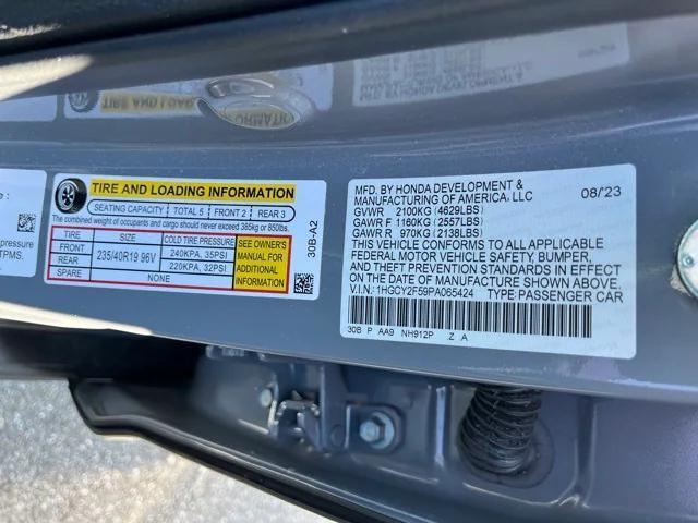 used 2023 Honda Accord Hybrid car, priced at $25,479