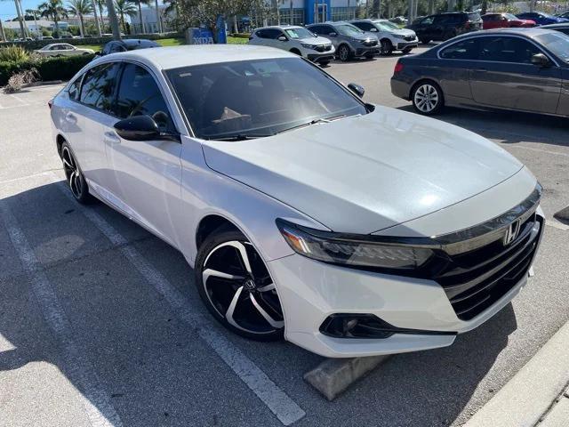 used 2021 Honda Accord car, priced at $23,735