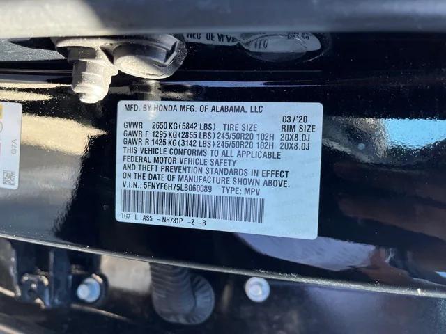 used 2020 Honda Pilot car, priced at $28,142