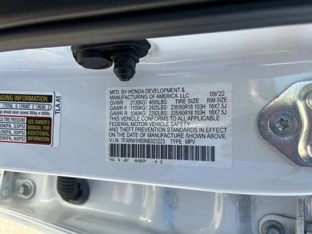 used 2022 Honda CR-V car, priced at $23,990