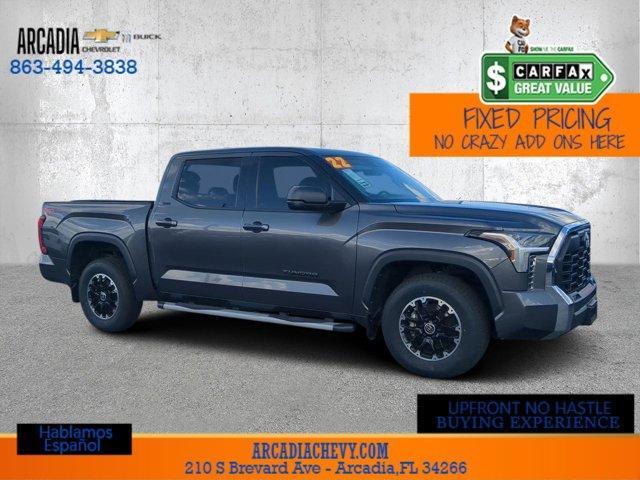 used 2022 Toyota Tundra car, priced at $36,400