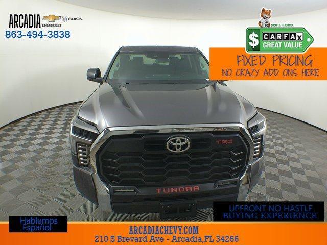 used 2022 Toyota Tundra car, priced at $37,611