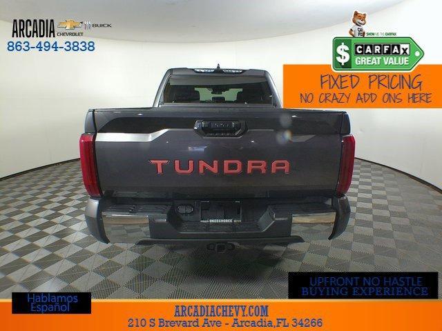 used 2022 Toyota Tundra car, priced at $37,611