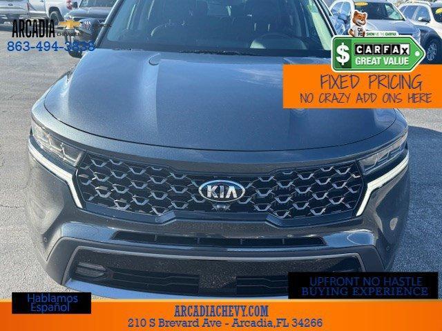 used 2021 Kia Sorento car, priced at $29,900