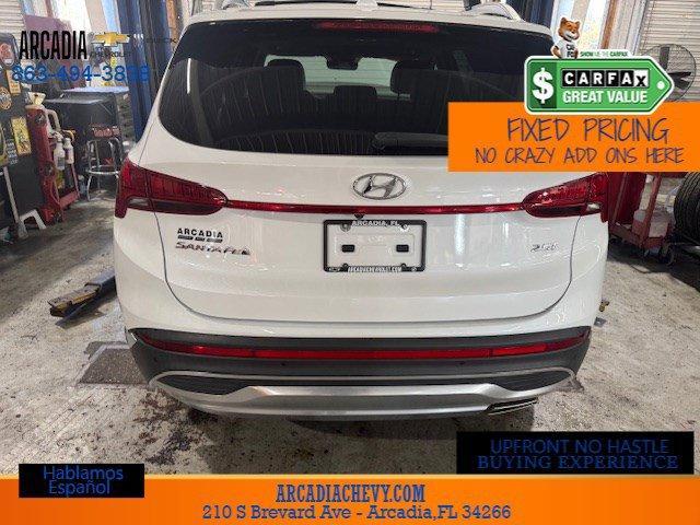 used 2022 Hyundai Santa Fe car, priced at $27,900