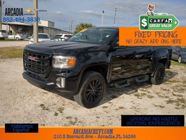 used 2022 GMC Canyon car, priced at $28,384