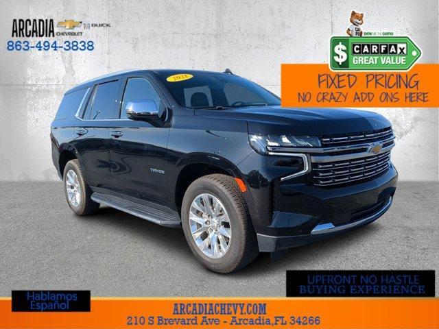 used 2021 Chevrolet Tahoe car, priced at $56,884