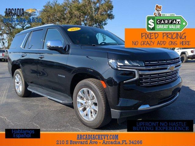 used 2021 Chevrolet Tahoe car, priced at $56,884