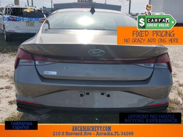 used 2021 Hyundai Elantra car, priced at $16,284