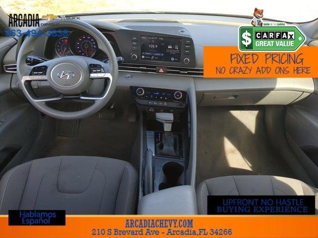 used 2021 Hyundai Elantra car, priced at $16,284