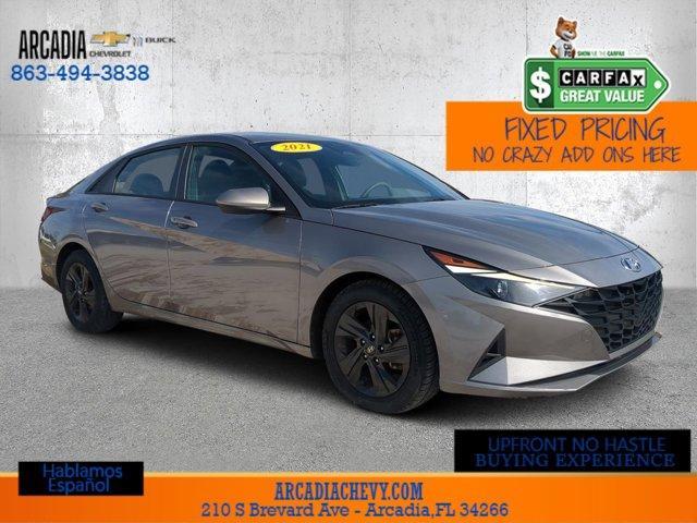 used 2021 Hyundai Elantra car, priced at $16,284