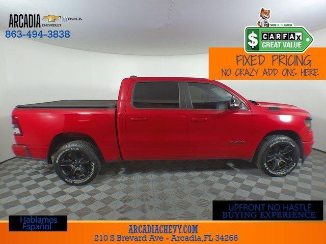 used 2021 Ram 1500 car, priced at $32,391