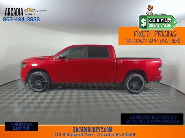 used 2021 Ram 1500 car, priced at $32,391